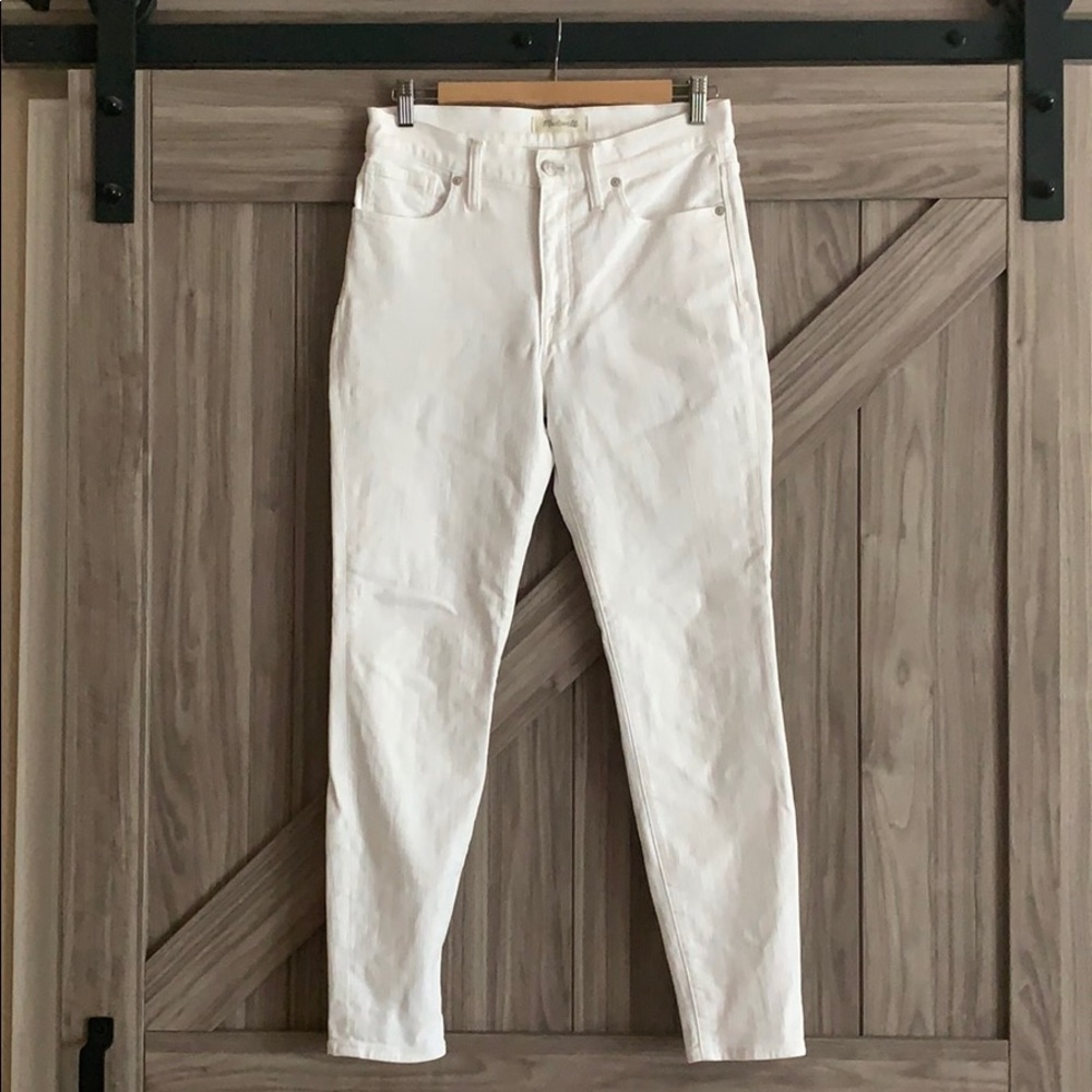 Madewell 9” high rise skinny size 28